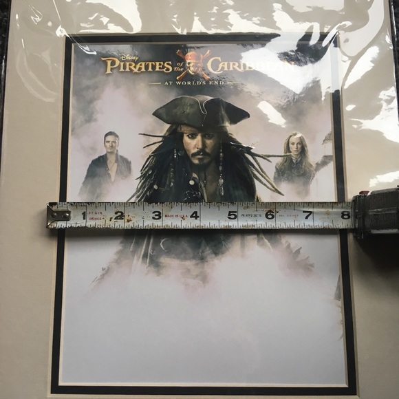 Disney Pirates of the Caribbean Matted Photo - Picture 8 of 8